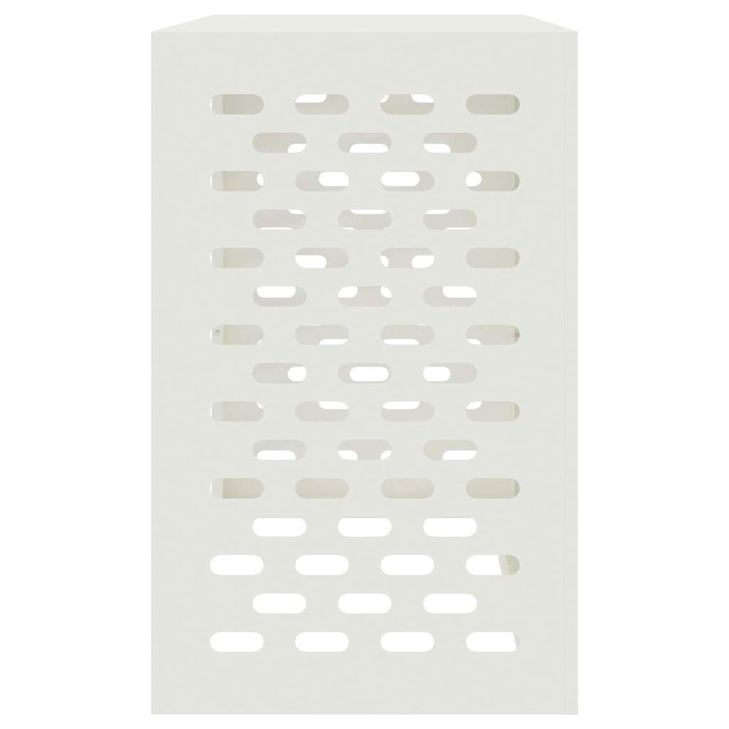 vidaXL Pokrywa do klimatyzatora Biały 110 x 50 x 80 cm Stal