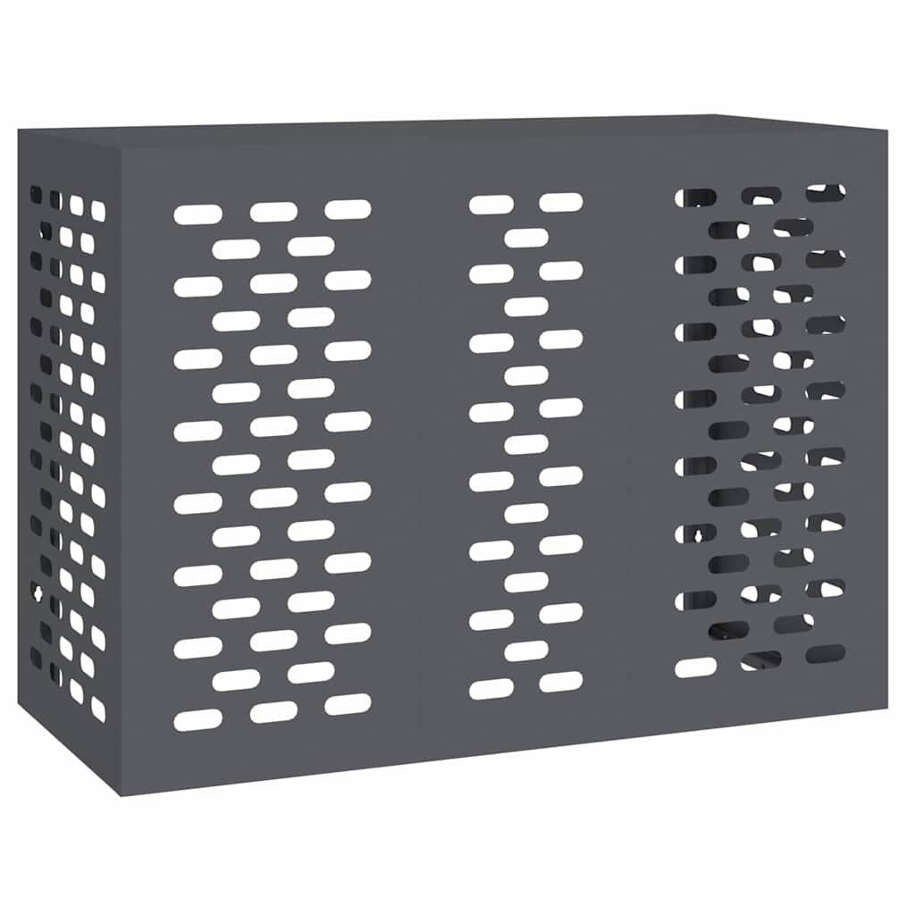 vidaXL Pokrywa do klimatyzatora Antracyt 110 x 50 x 80 cm Stal