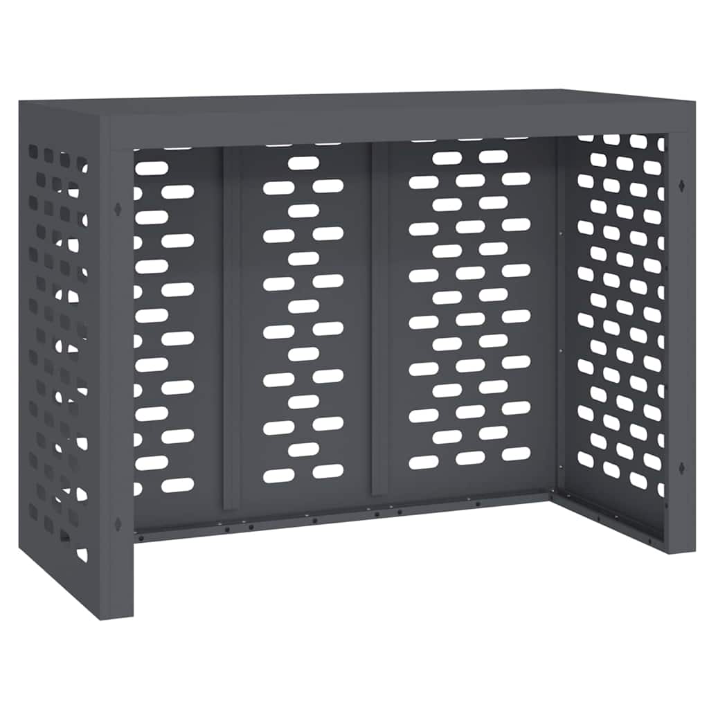 vidaXL Pokrywa do klimatyzatora Antracyt 110 x 50 x 80 cm Stal