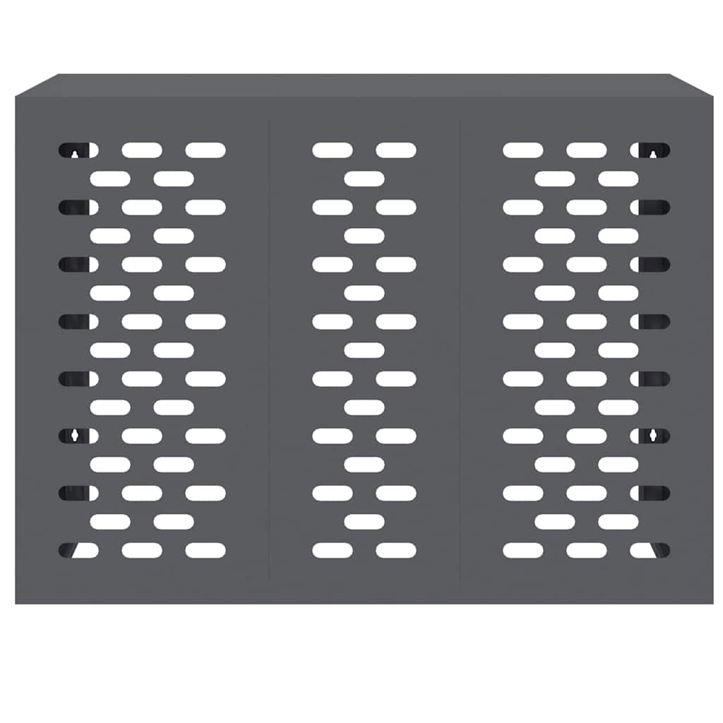 vidaXL Pokrywa do klimatyzatora Antracyt 110 x 50 x 80 cm Stal