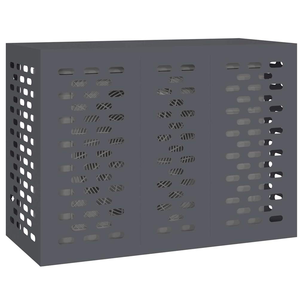 vidaXL Pokrywa do klimatyzatora Antracyt 110 x 50 x 80 cm Stal