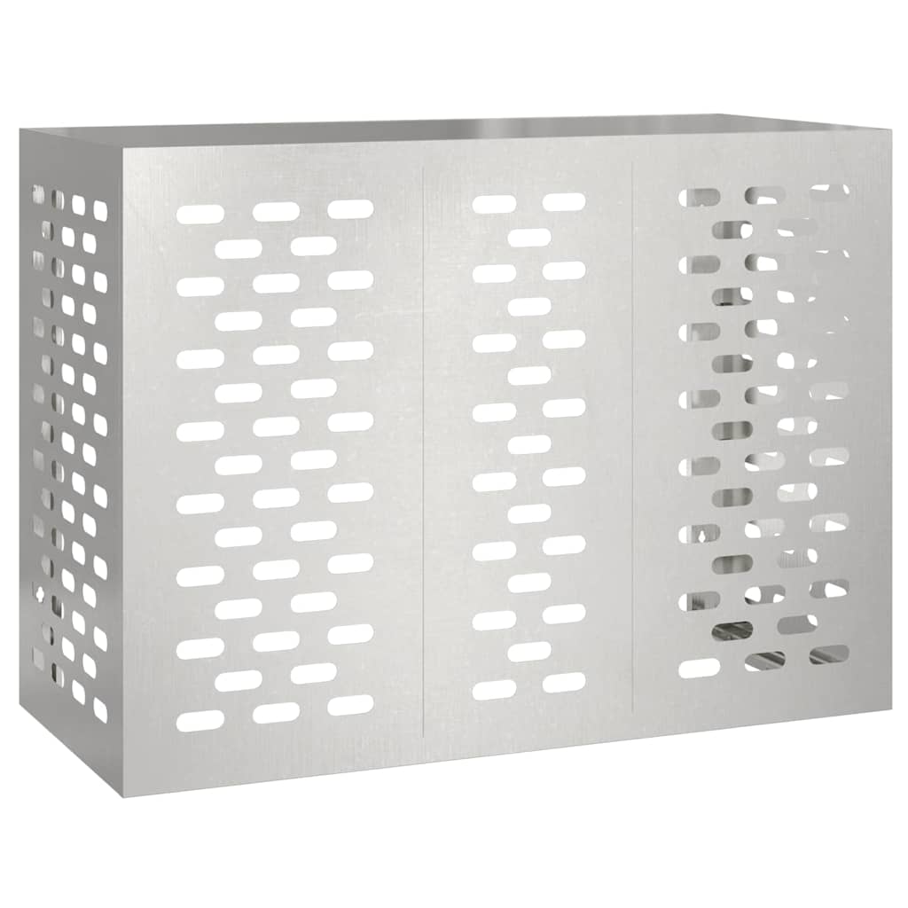 vidaXL Pokrywa do klimatyzatora Srebrny 110 x 50 x 80 cm