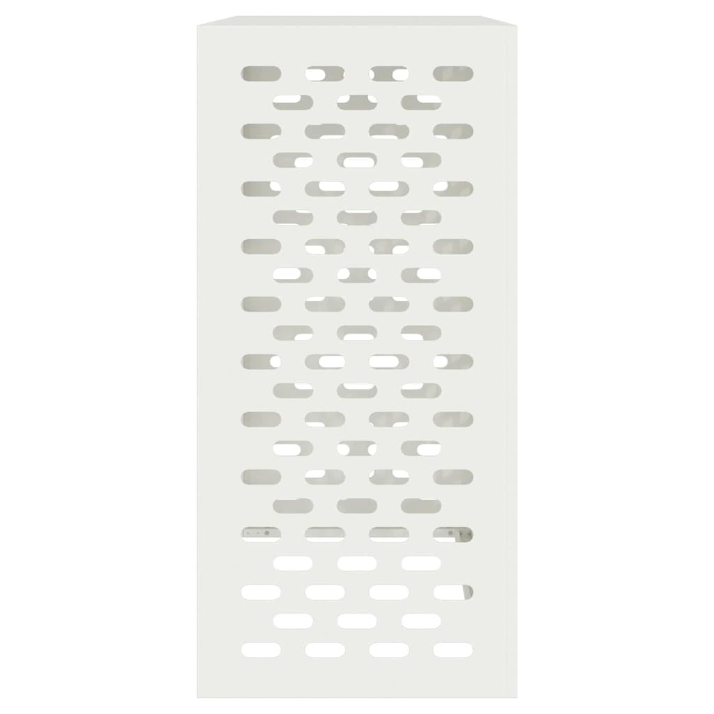 vidaXL Pokrywa do klimatyzatora Biały 110 x 50 x 105 cm Stal