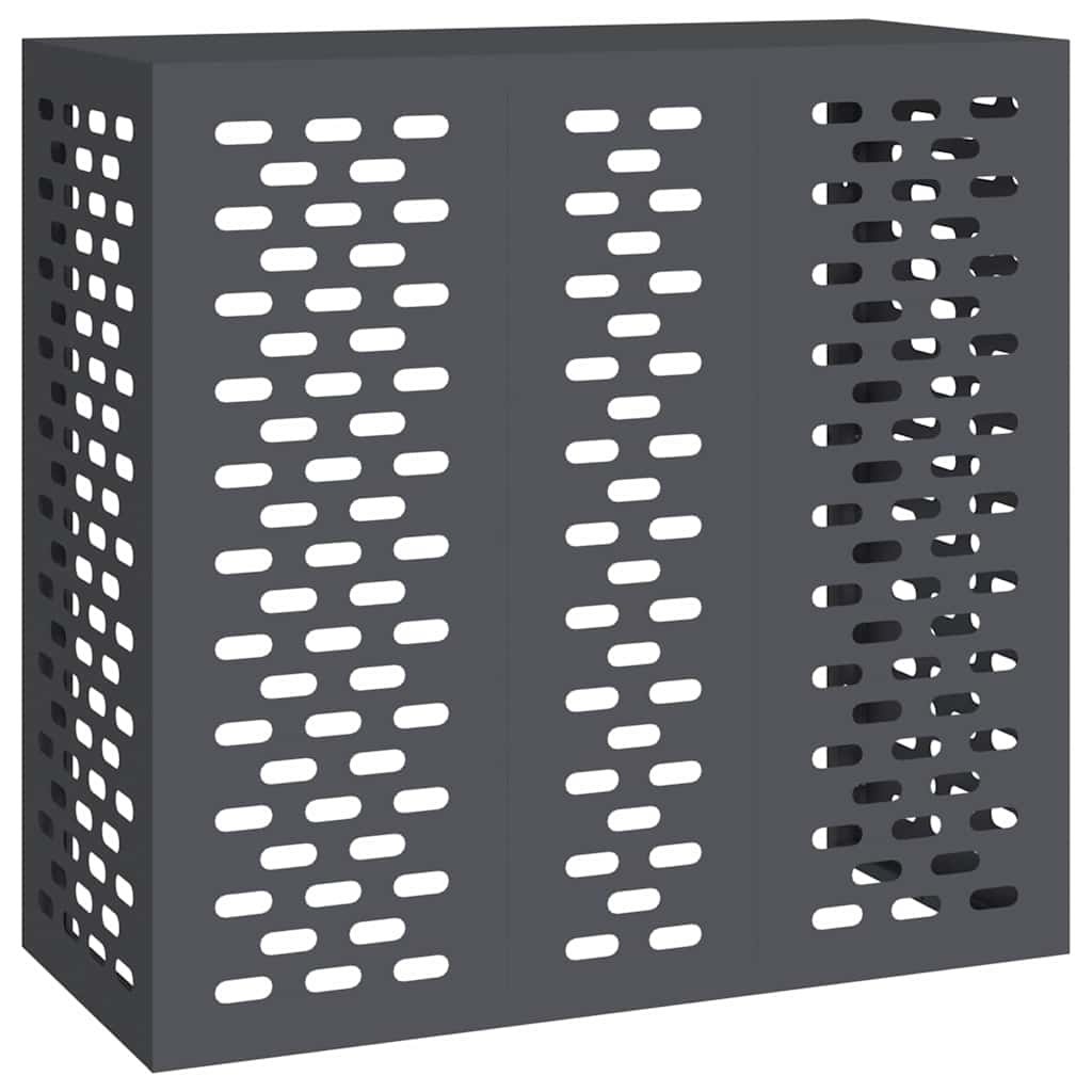 vidaXL Pokrywa do klimatyzatora Antracyt 110 x 50 x 105 cm Stal