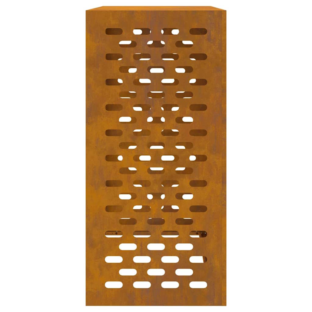 vidaXL Pokrywa do klimatyzatora Rdzawy 110 x 50 x 105 cm