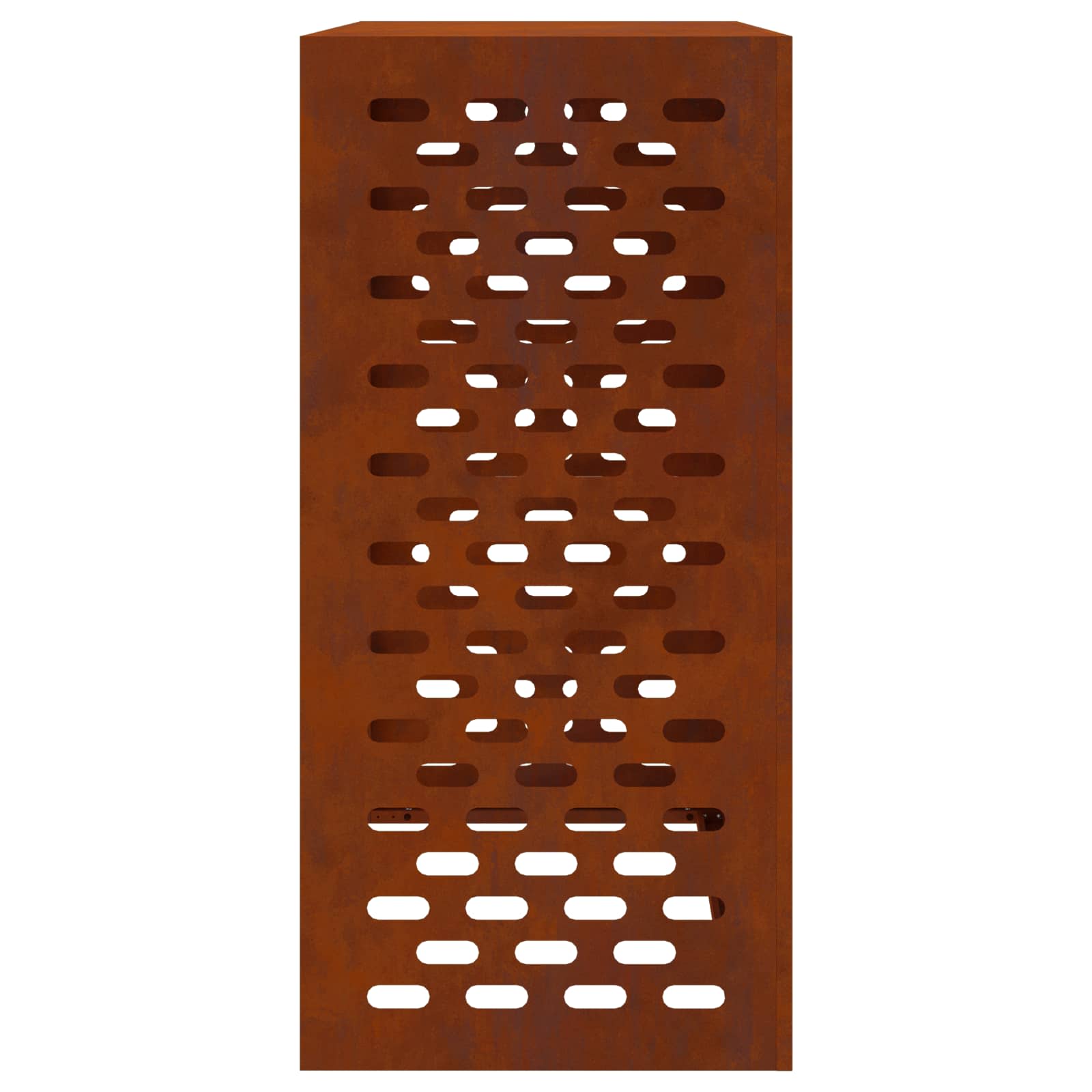 vidaXL Pokrywa do klimatyzatora Rdzawy 110 x 50 x 105 cm