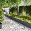 vidaXL Krawężnik do trawnika 20 pcs Antracyt 100 x 0,05 x 30 cm