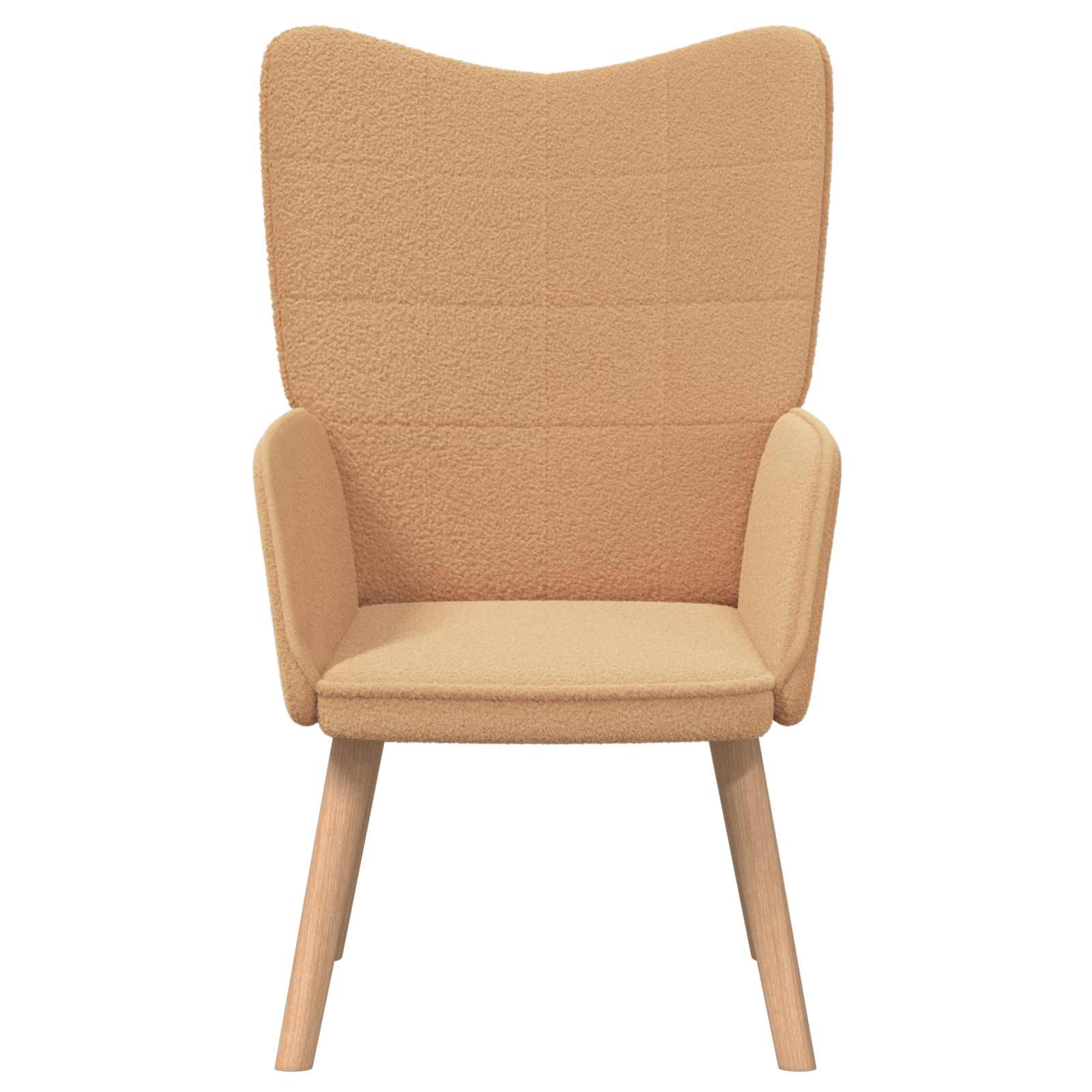 vidaXL fotel Beżowy 62 x 67 x 95,5 cm Tkanina sherpa