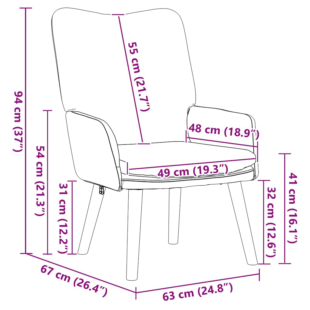 vidaXL fotel Jasnoszary 63 x 67 x 94 cm Tkanina owcza i sklejka
