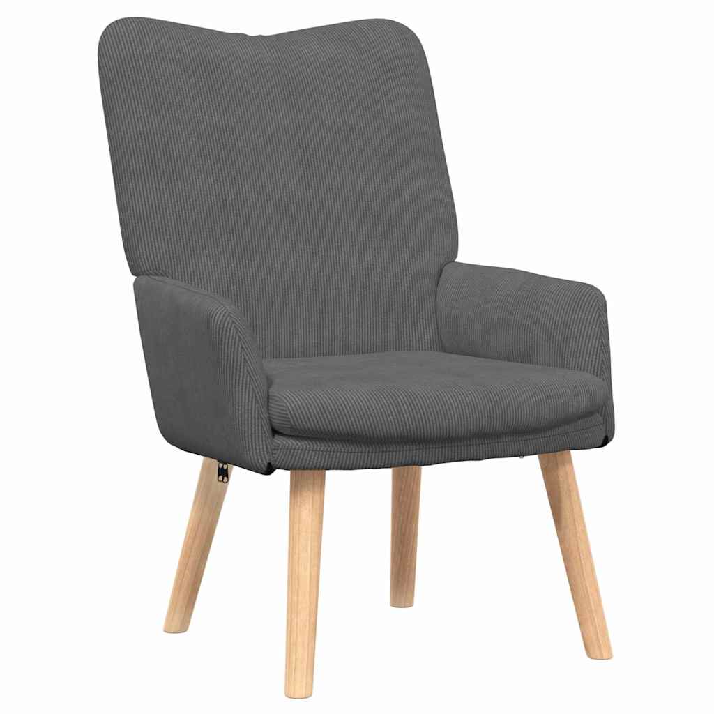 vidaXL fotel Ciemnoszary 63 x 67 x 94 cm tkanina