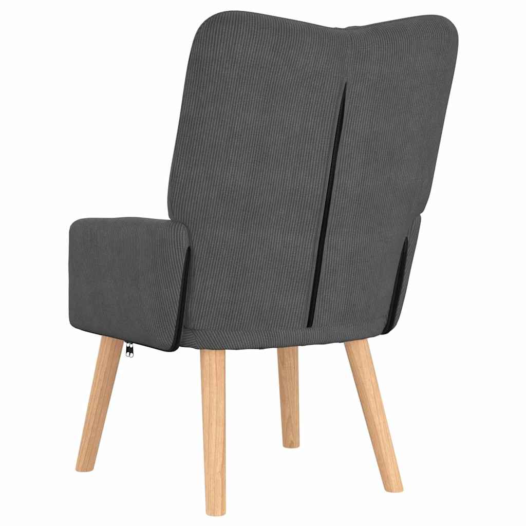 vidaXL fotel Ciemnoszary 63 x 67 x 94 cm tkanina