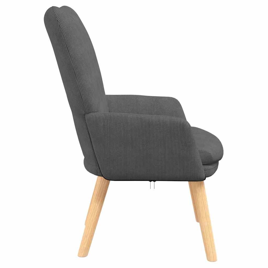 vidaXL fotel Ciemnoszary 63 x 67 x 94 cm tkanina