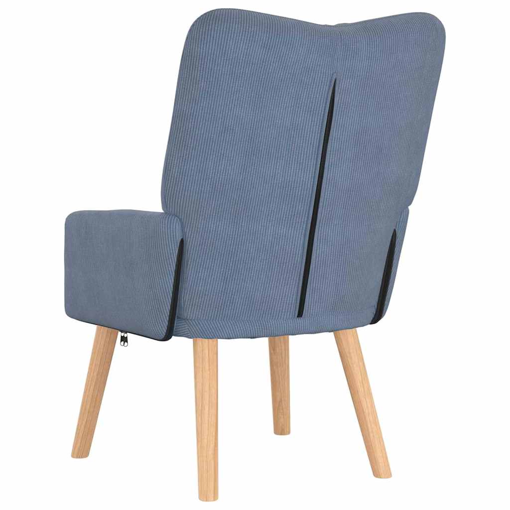 vidaXL fotel Niebieski 63 x 67 x 94 cm tkanina