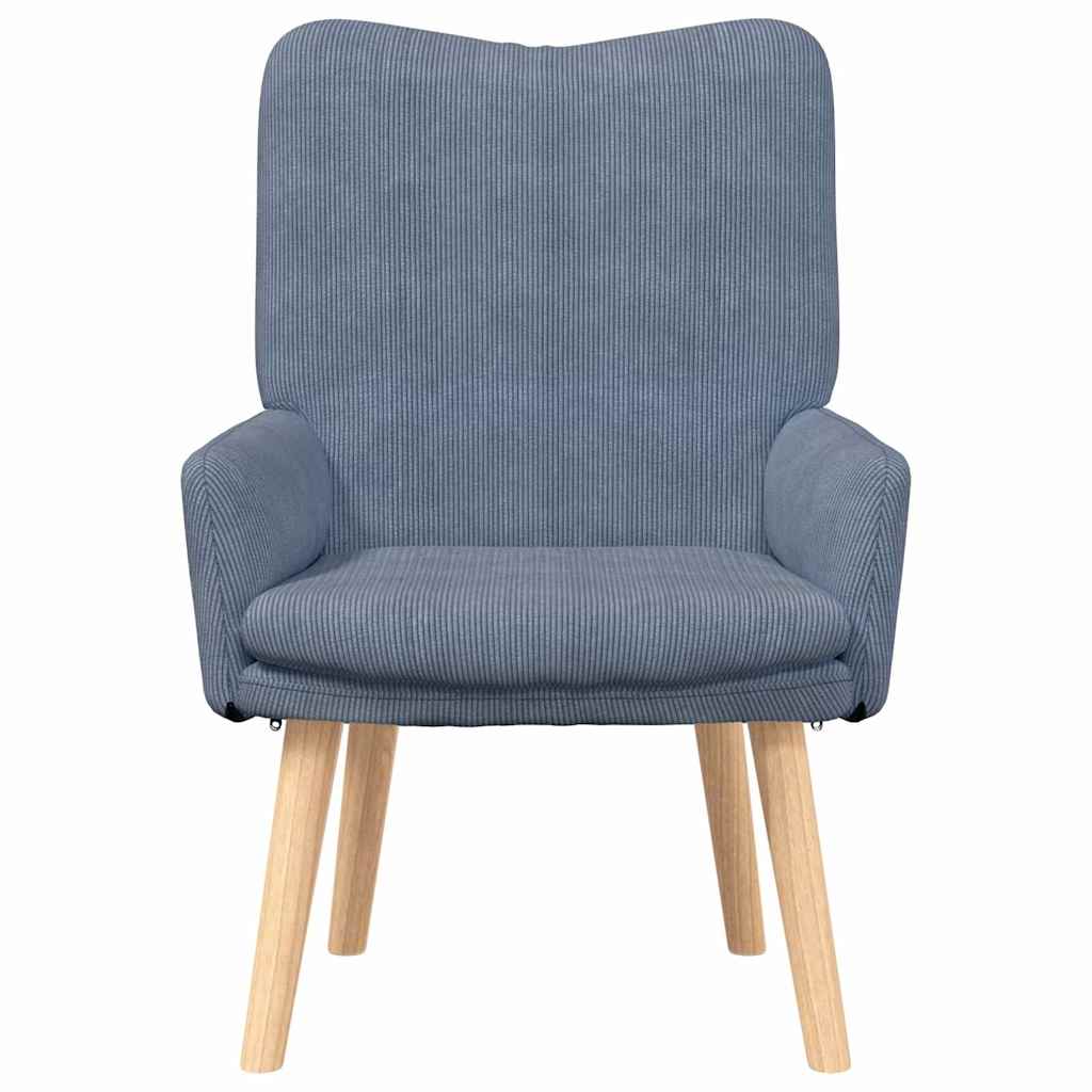 vidaXL fotel Niebieski 63 x 67 x 94 cm tkanina