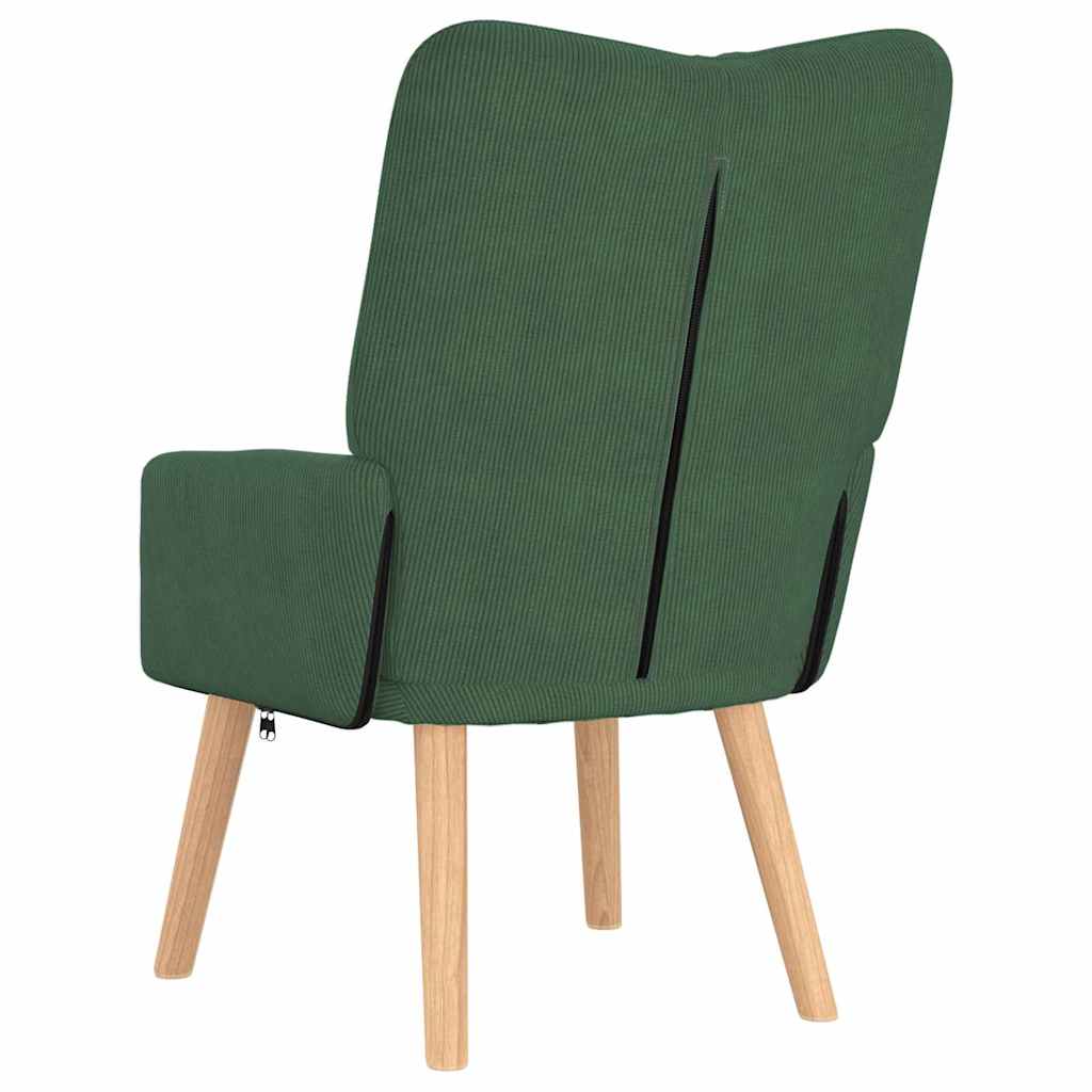 vidaXL fotel Zielony dżungli 63 x 67 x 94 cm tkanina