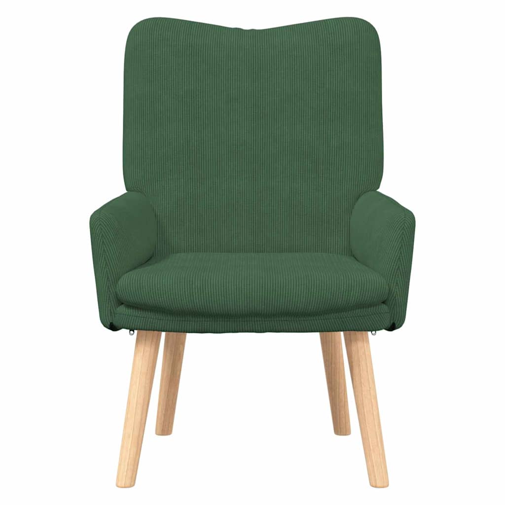 vidaXL fotel Zielony dżungli 63 x 67 x 94 cm tkanina