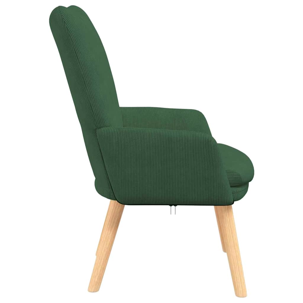 vidaXL fotel Zielony dżungli 63 x 67 x 94 cm tkanina