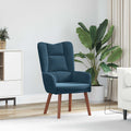 vidaXL fotel Niebieski 63 x 67 x 94 cm Aksamit