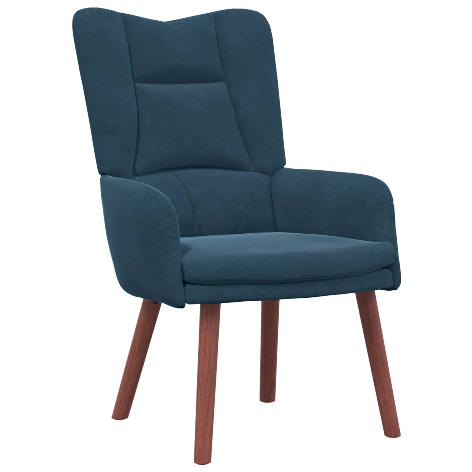 vidaXL fotel Niebieski 63 x 67 x 94 cm Aksamit