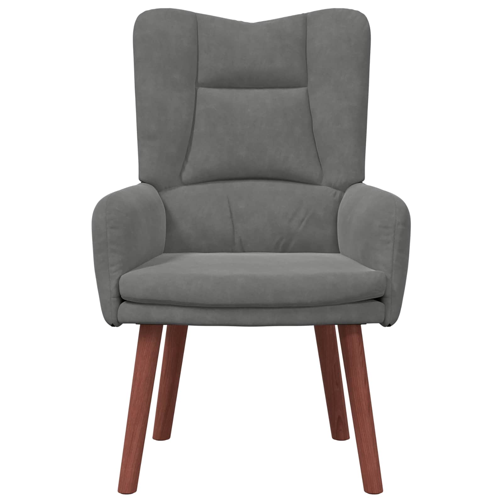 vidaXL fotel Ciemnoszary 63 x 67 x 94 cm Aksamit