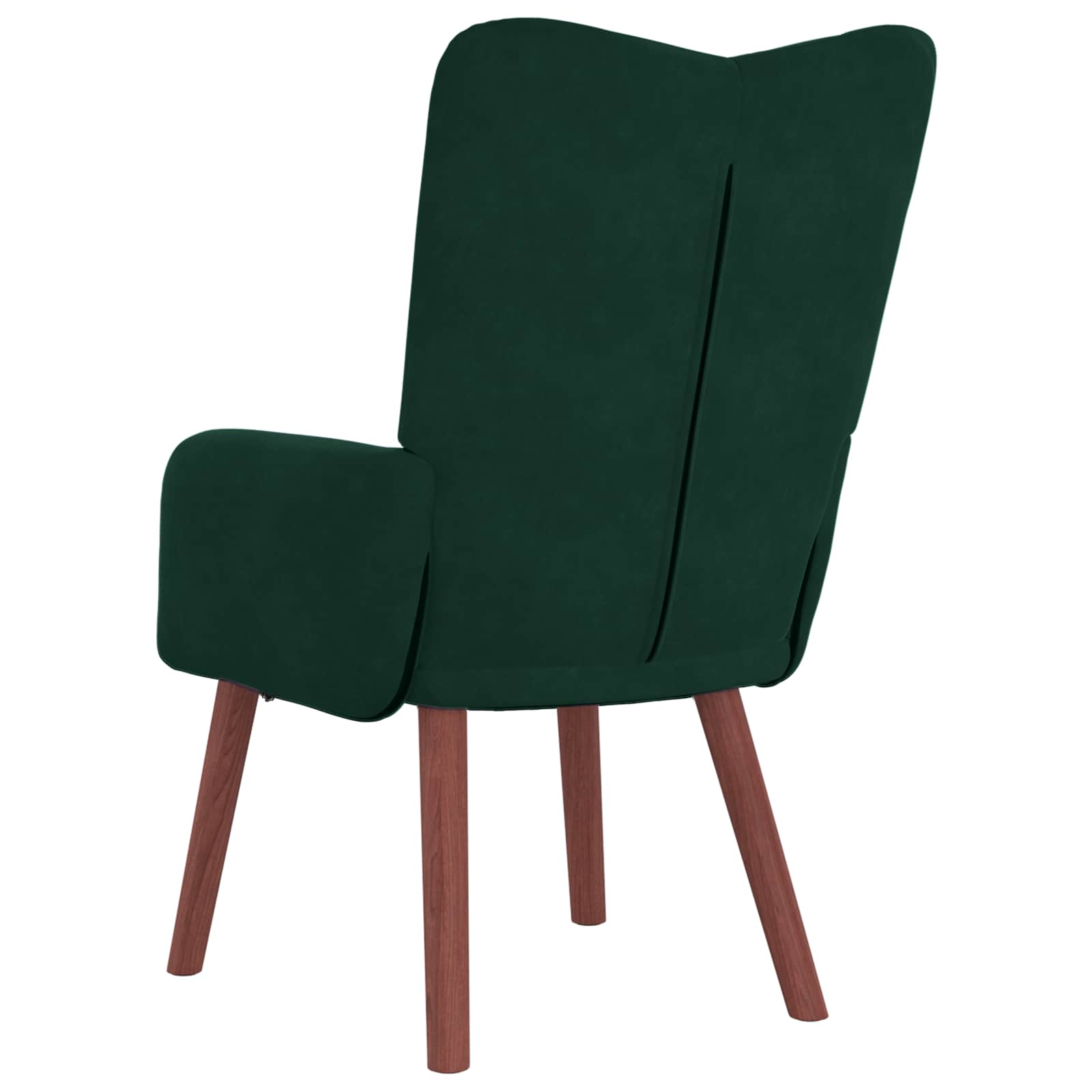 vidaXL fotel Ciemna zieleń 63 x 67 x 94 cm Aksamit