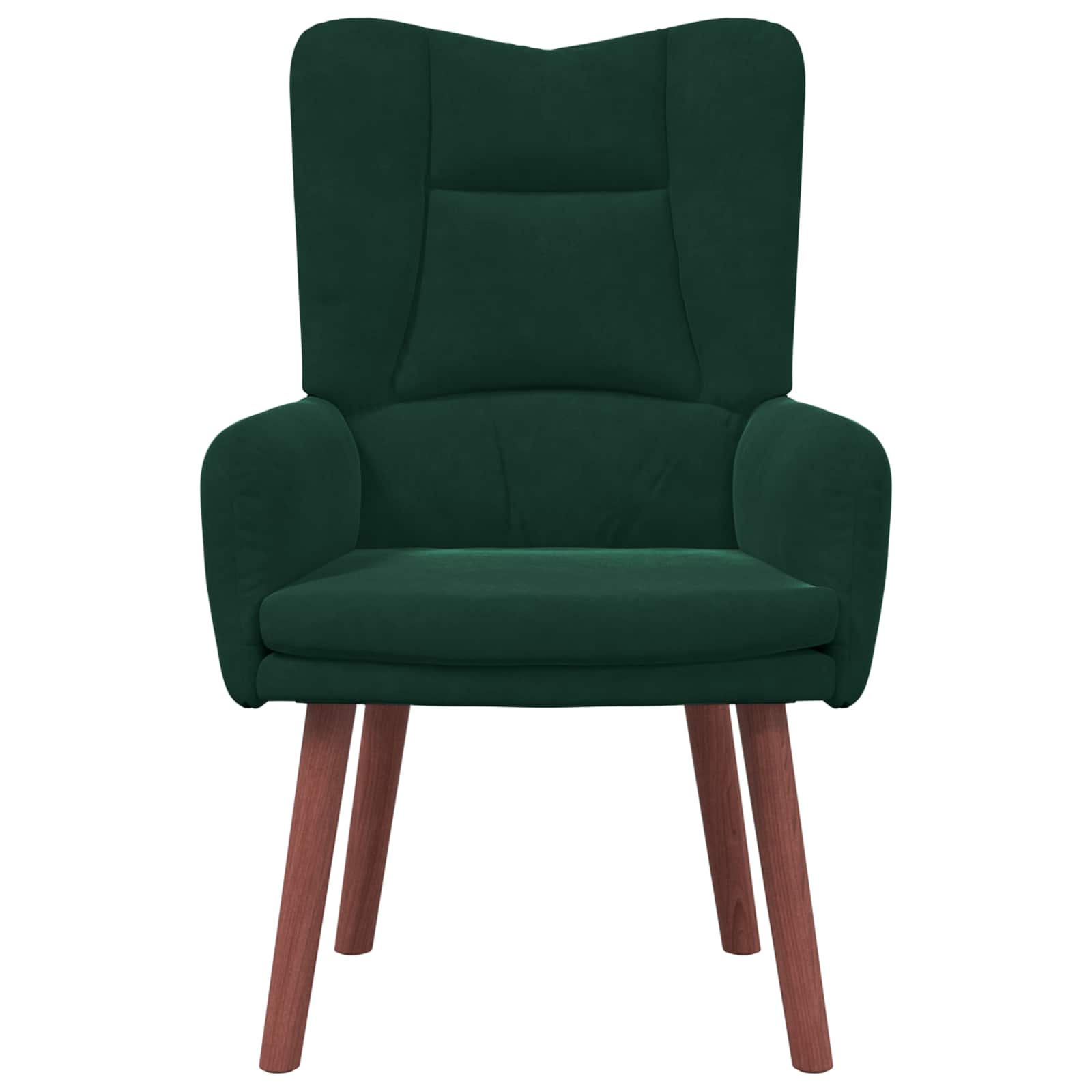 vidaXL fotel Ciemna zieleń 63 x 67 x 94 cm Aksamit