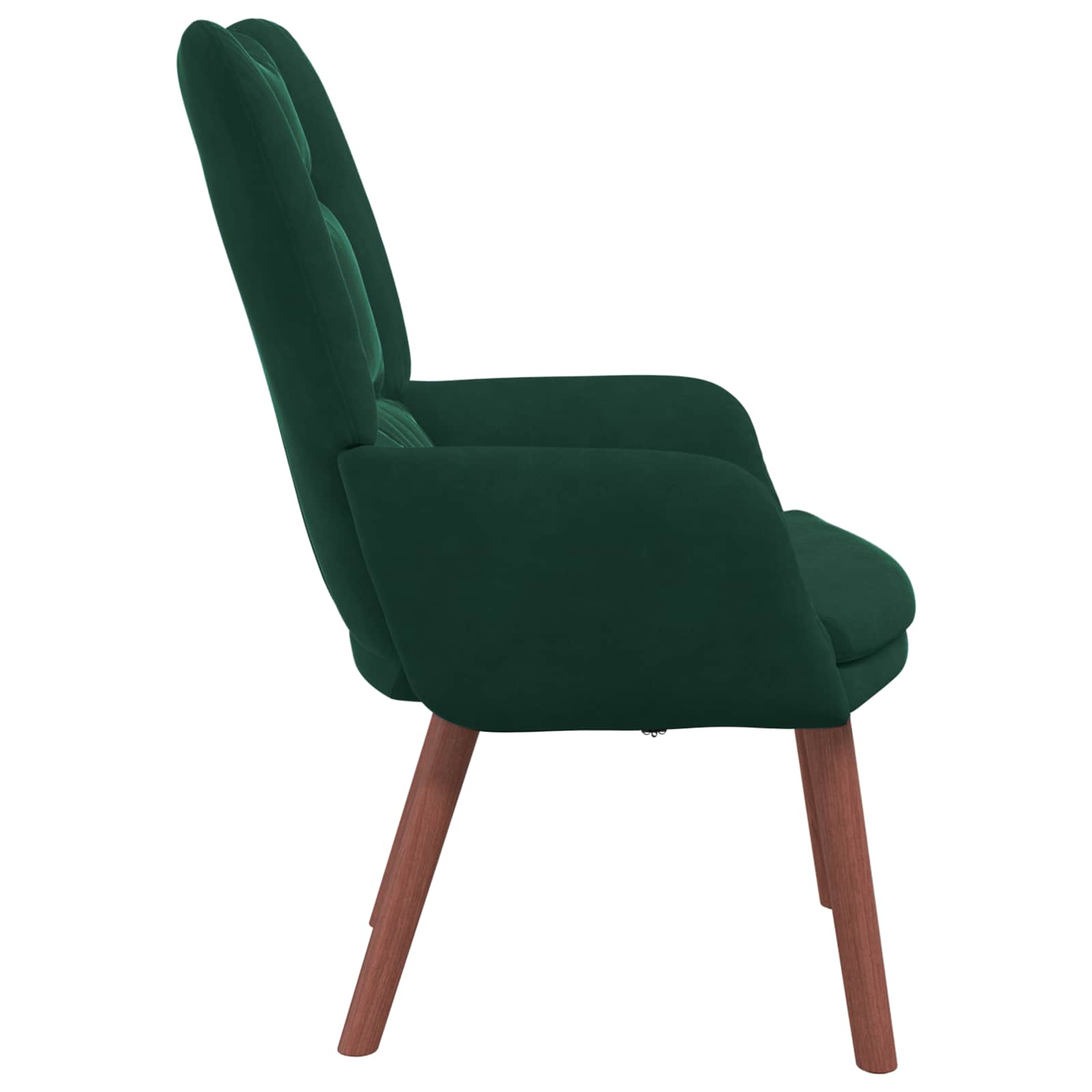 vidaXL fotel Ciemna zieleń 63 x 67 x 94 cm Aksamit
