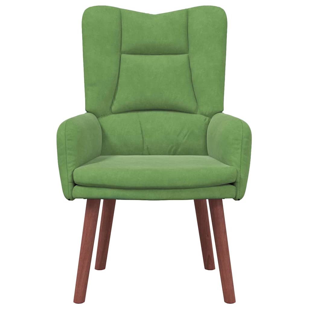 vidaXL fotel Jasnozielony 63 x 67 x 94 cm Aksamit