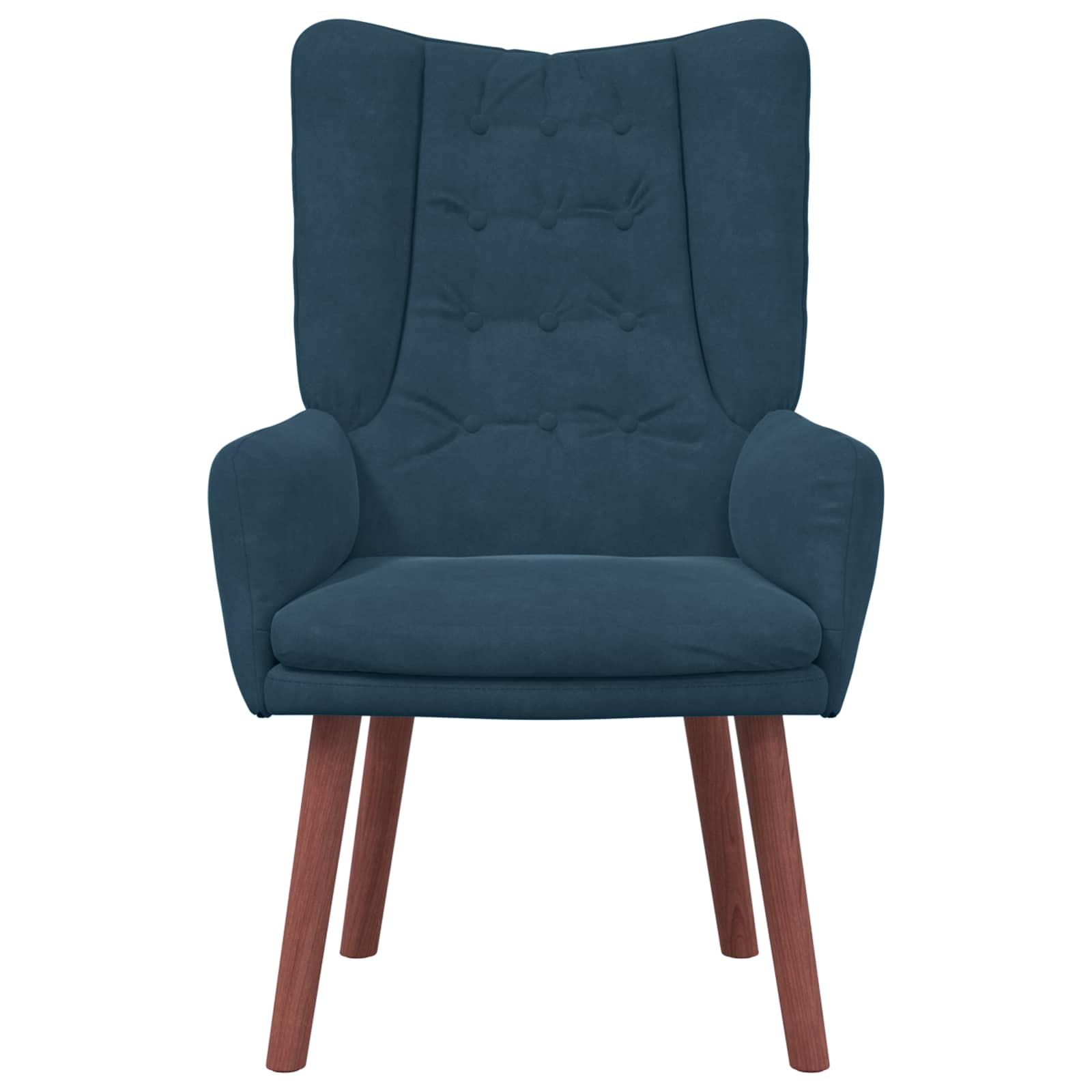 vidaXL fotel Niebieski 63 x 67 x 94 cm Aksamit
