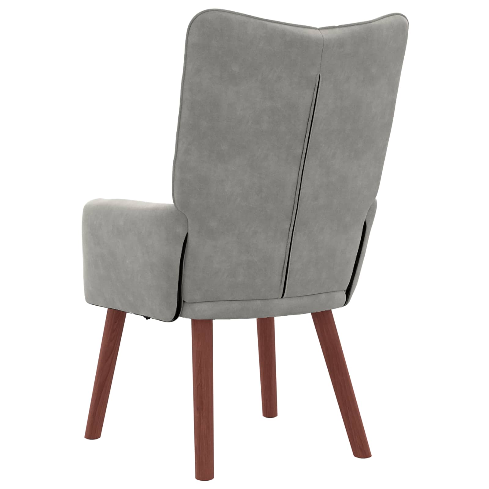 vidaXL fotel Jasnoszary 63 x 67 x 94 cm Aksamit