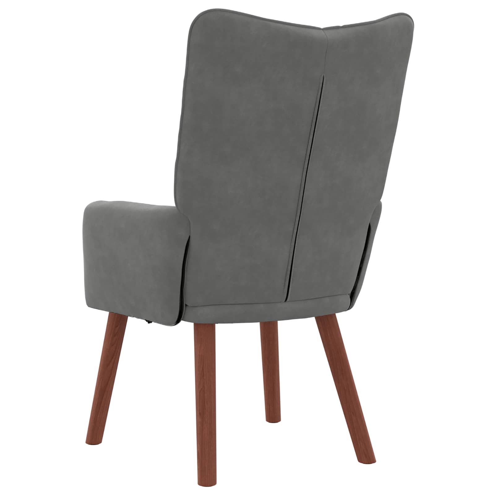 vidaXL fotel Ciemnoszary 63 x 67 x 94 cm Aksamit