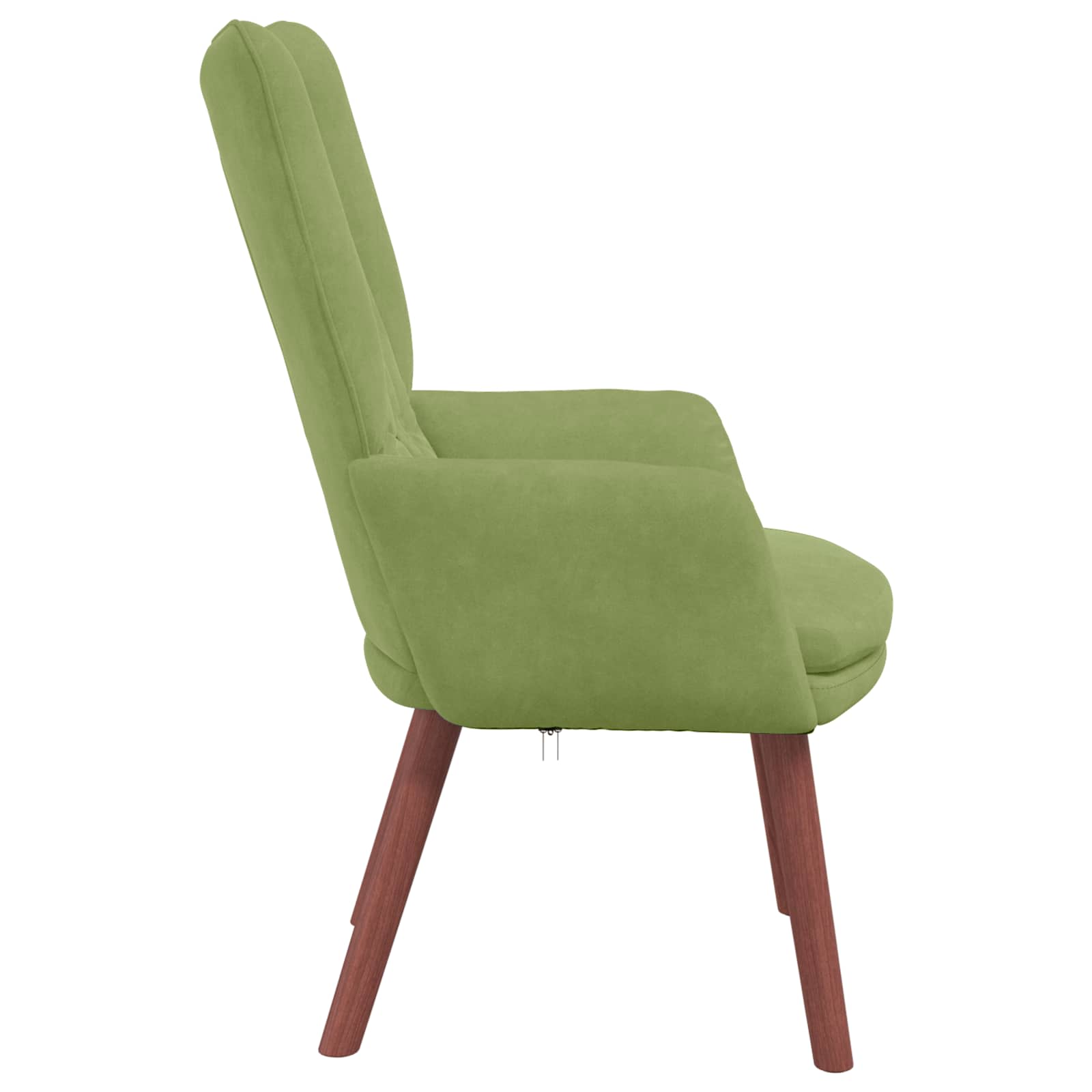 vidaXL fotel Jasnozielony 63 x 67 x 94 cm Aksamit