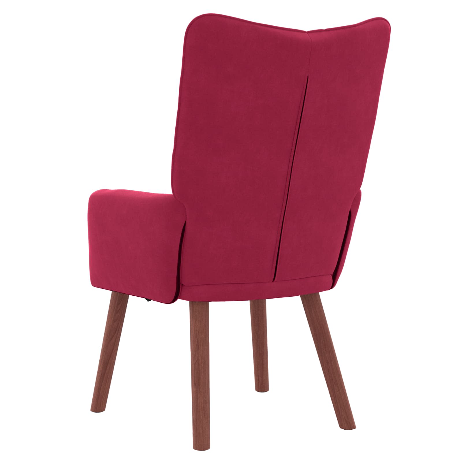 vidaXL fotel Czerwone wino 63 x 67 x 94 cm Aksamit