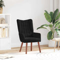 vidaXL fotel Czarny 63 x 67 x 94 cm Aksamit