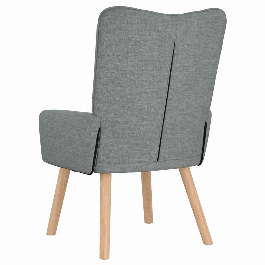 vidaXL fotel Jasnoszary 63 x 67 x 94 cm Tkanina i sklejka