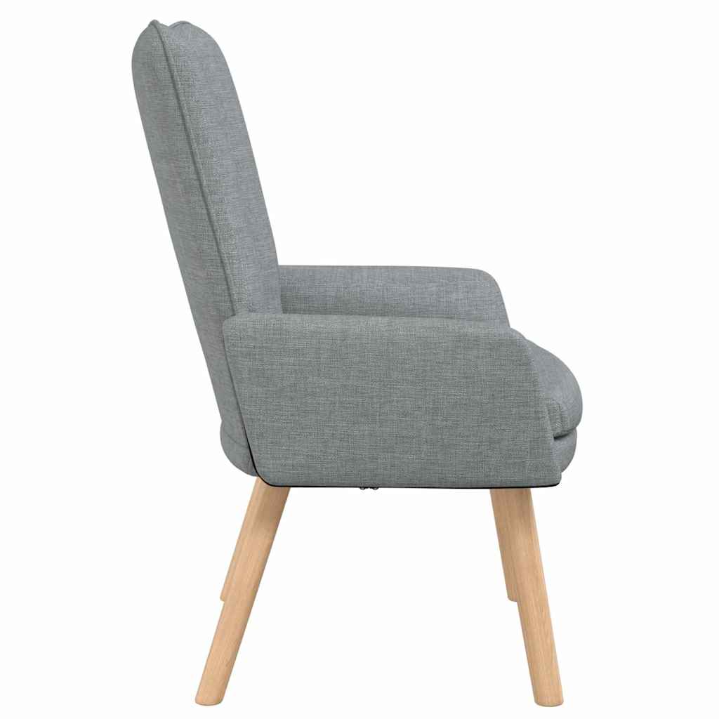 vidaXL fotel Jasnoszary 63 x 67 x 94 cm Tkanina i sklejka
