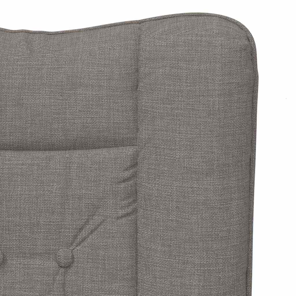 vidaXL fotel Ciemnoszary 63 x 67 x 94 cm Tkanina i sklejka