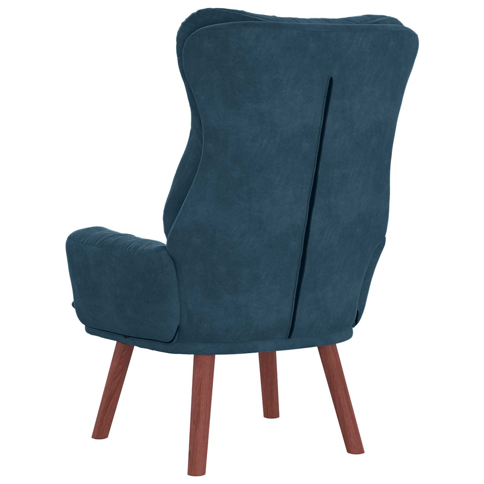 vidaXL fotel Niebieski 69 x 74 x 93 cm Aksamit