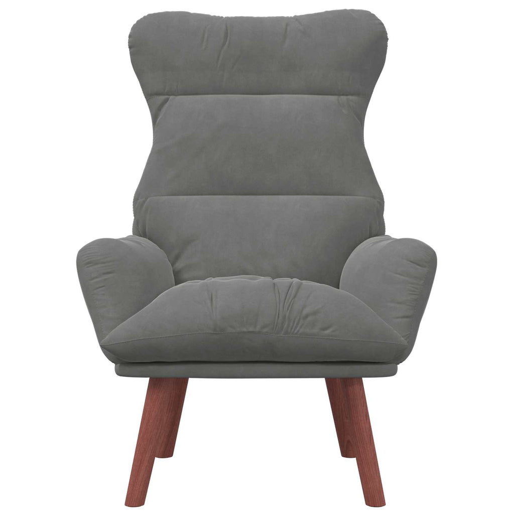 vidaXL fotel Ciemnoszary 69 x 74 x 93 cm Aksamit
