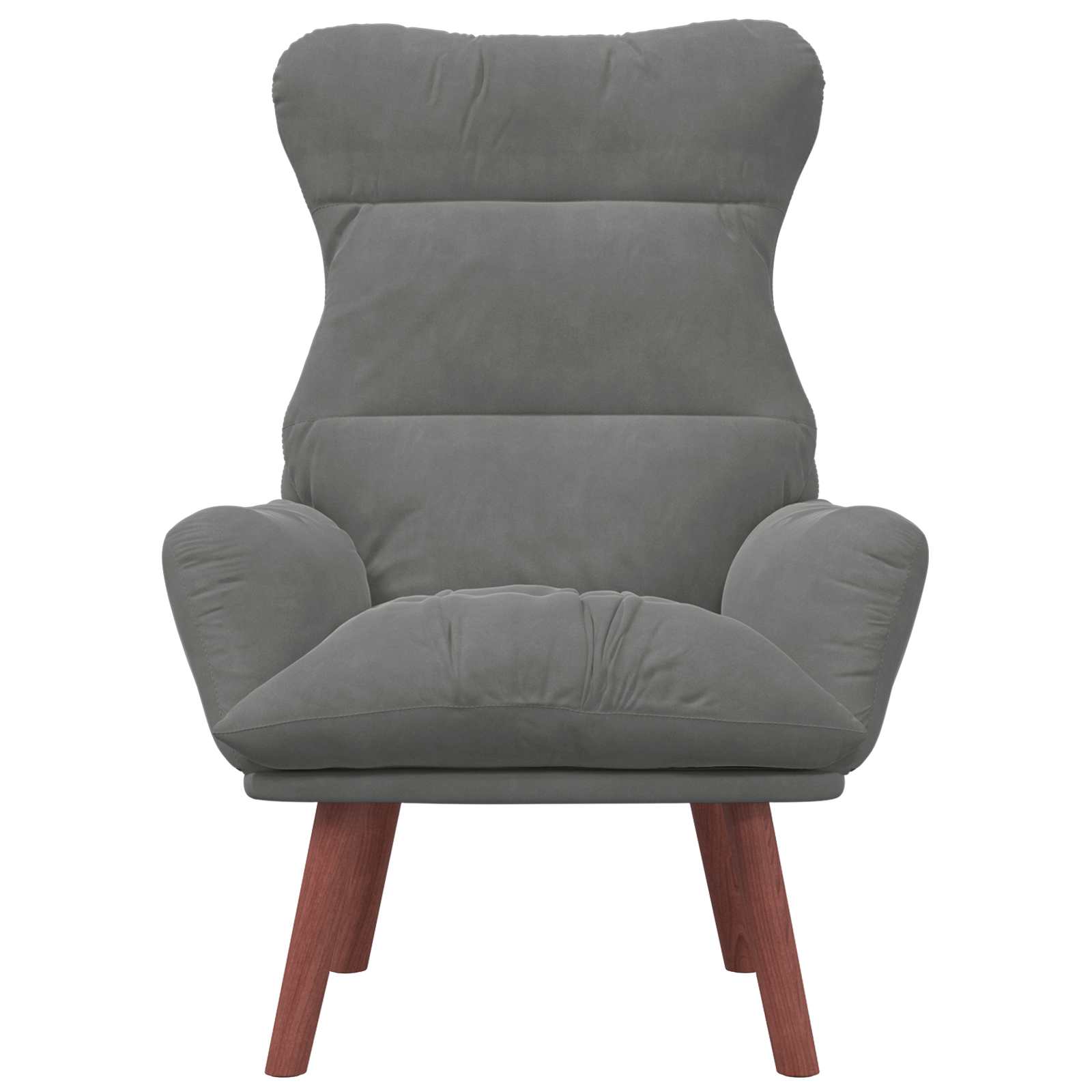 vidaXL fotel Ciemnoszary 69 x 74 x 93 cm Aksamit