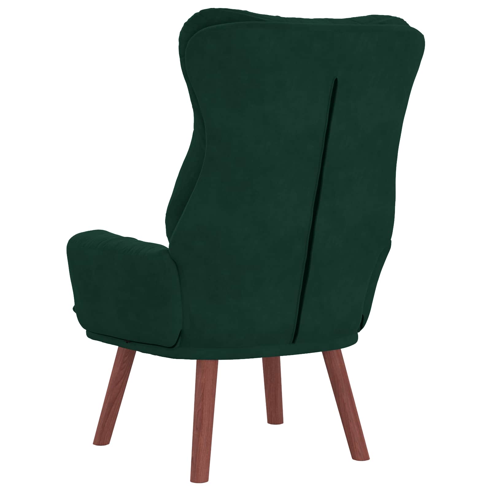 vidaXL fotel Ciemna zieleń 69 x 74 x 93 cm Aksamit