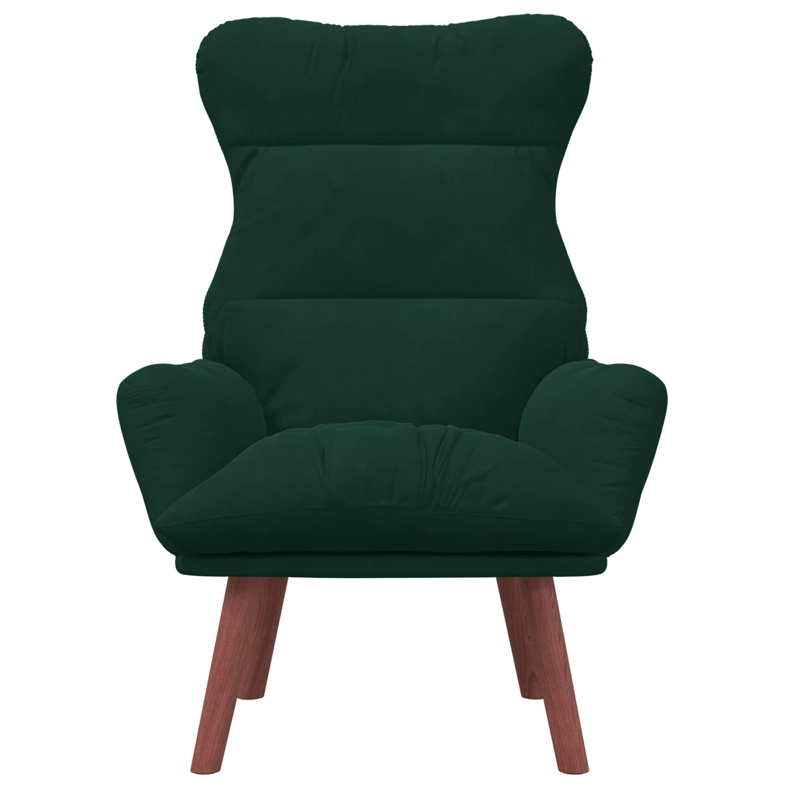 vidaXL fotel Ciemna zieleń 69 x 74 x 93 cm Aksamit
