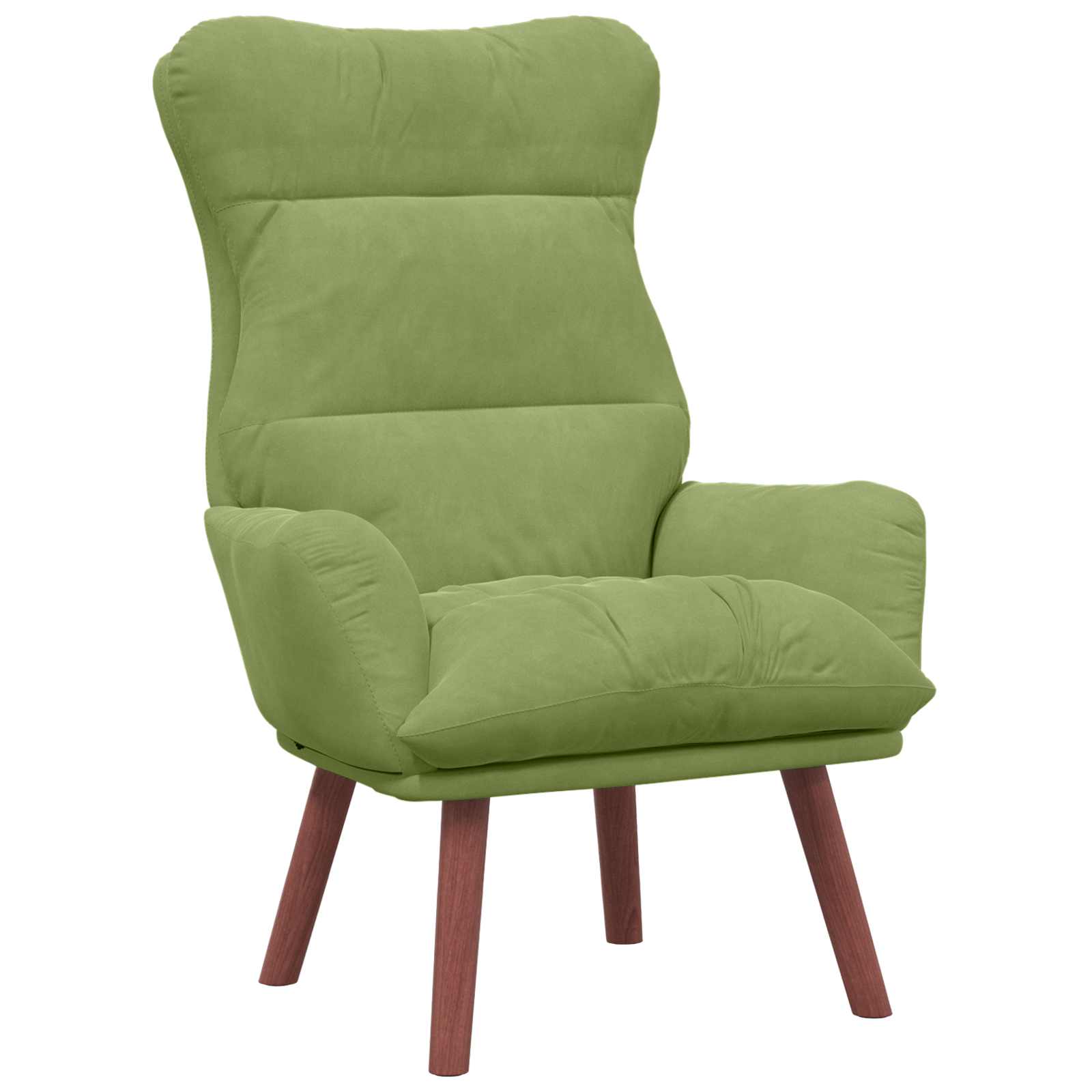 vidaXL fotel Jasnozielony 69 x 74 x 93 cm Aksamit
