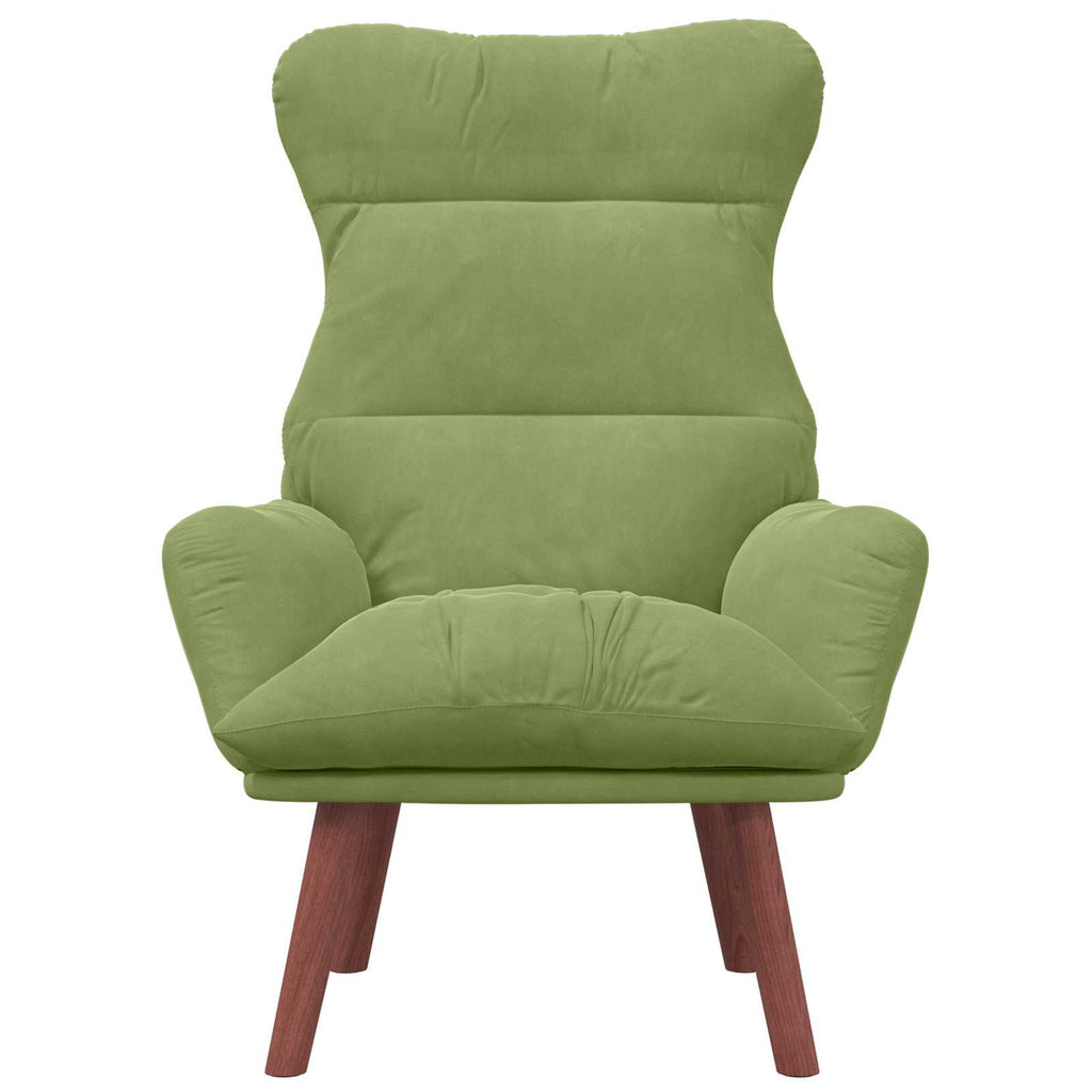 vidaXL fotel Jasnozielony 69 x 74 x 93 cm Aksamit