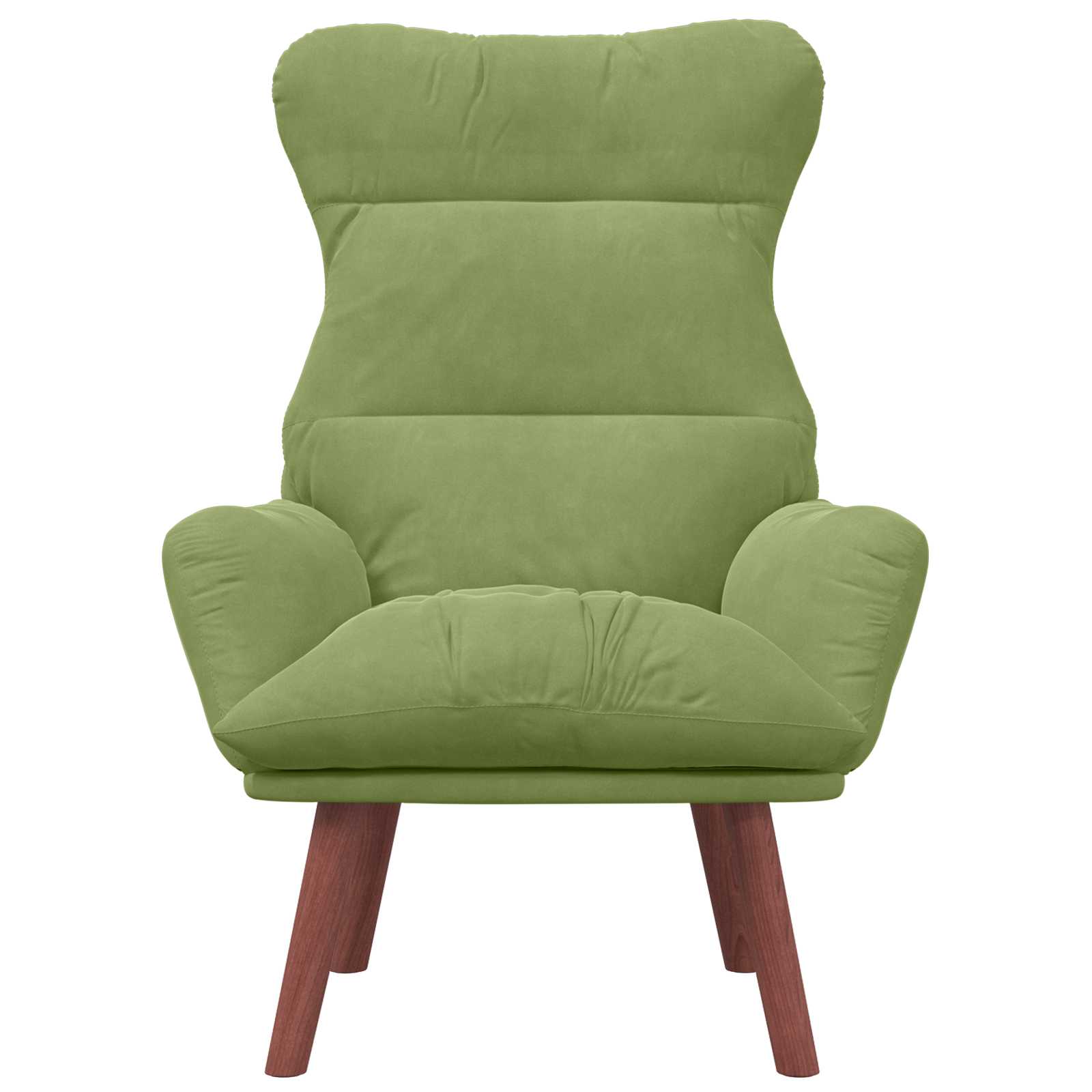 vidaXL fotel Jasnozielony 69 x 74 x 93 cm Aksamit