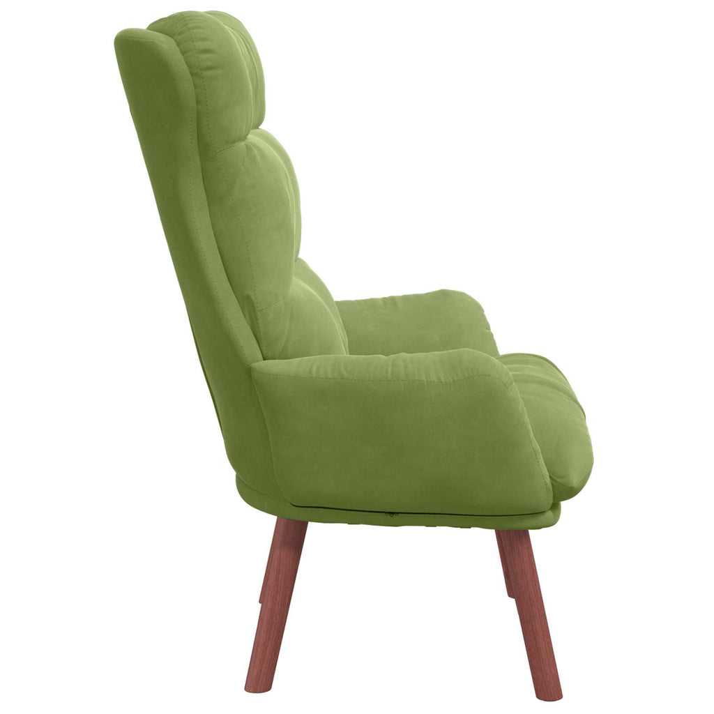vidaXL fotel Jasnozielony 69 x 74 x 93 cm Aksamit