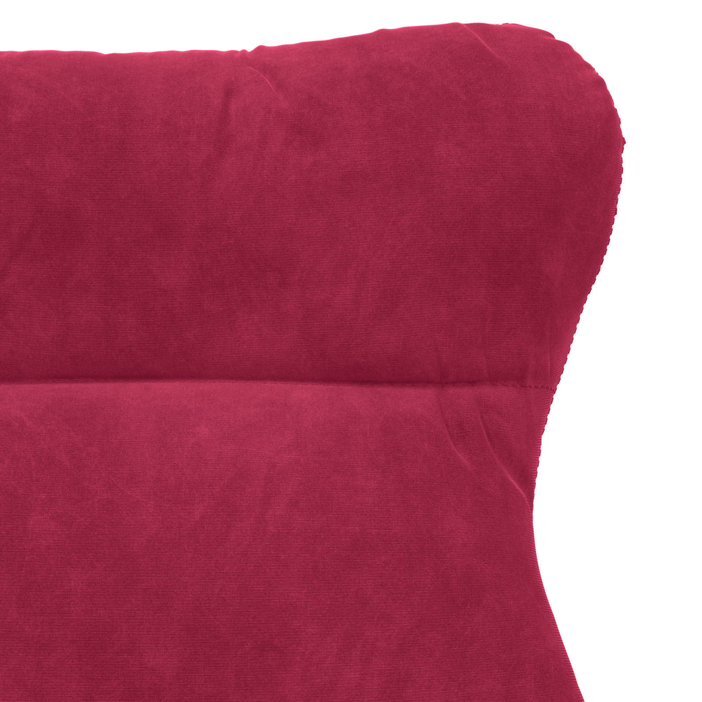 vidaXL fotel Czerwone wino 69 x 74 x 93 cm Aksamit