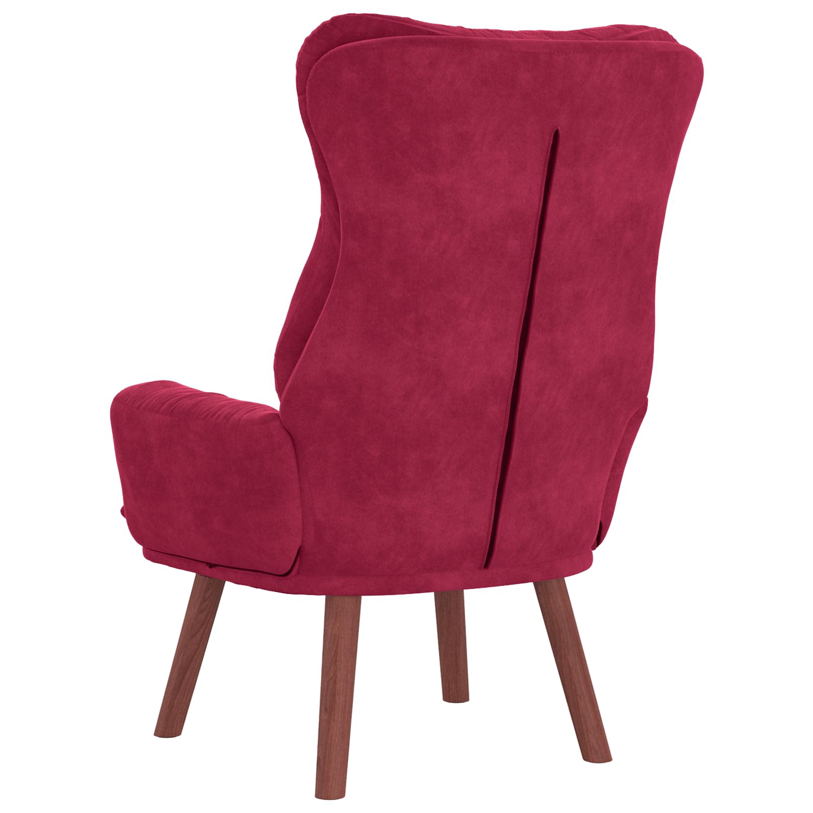 vidaXL fotel Czerwone wino 69 x 74 x 93 cm Aksamit