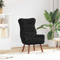 vidaXL fotel Czarny 69 x 74 x 93 cm Aksamit