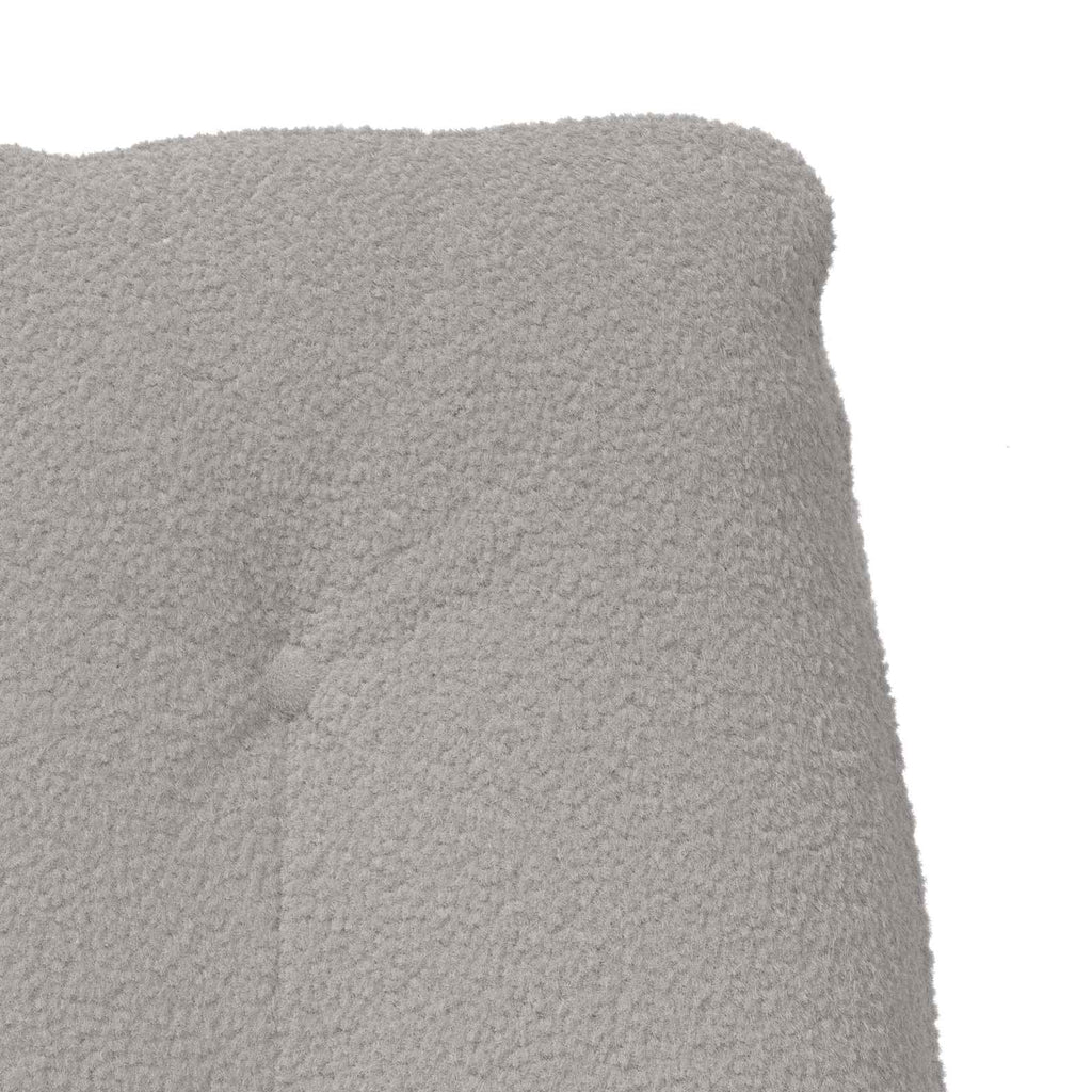 vidaXL fotel Jasnoszary 69 x 74 x 93 cm Tkanina sherpa